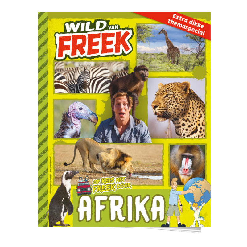 Boekspecials nederland bv wild van freek op reis door afrika boek