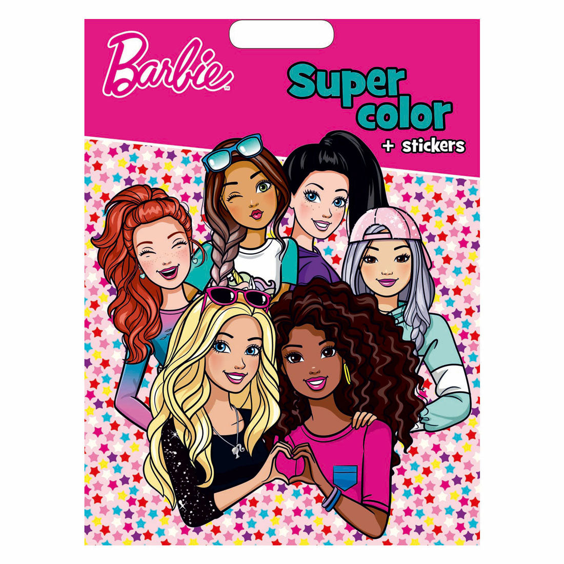 Boek specials nederland bv barbie kleurboek en stickers
