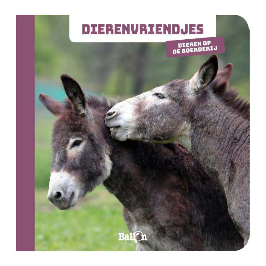 Wins holland dierenvriendjes kartonboekje dieren op de boerderij