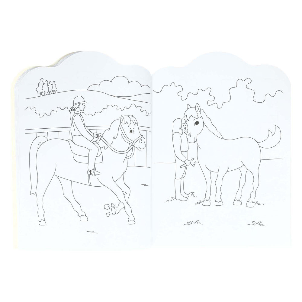 Wins holland kleurboek voor kinderen pony's en paarden, 96pag