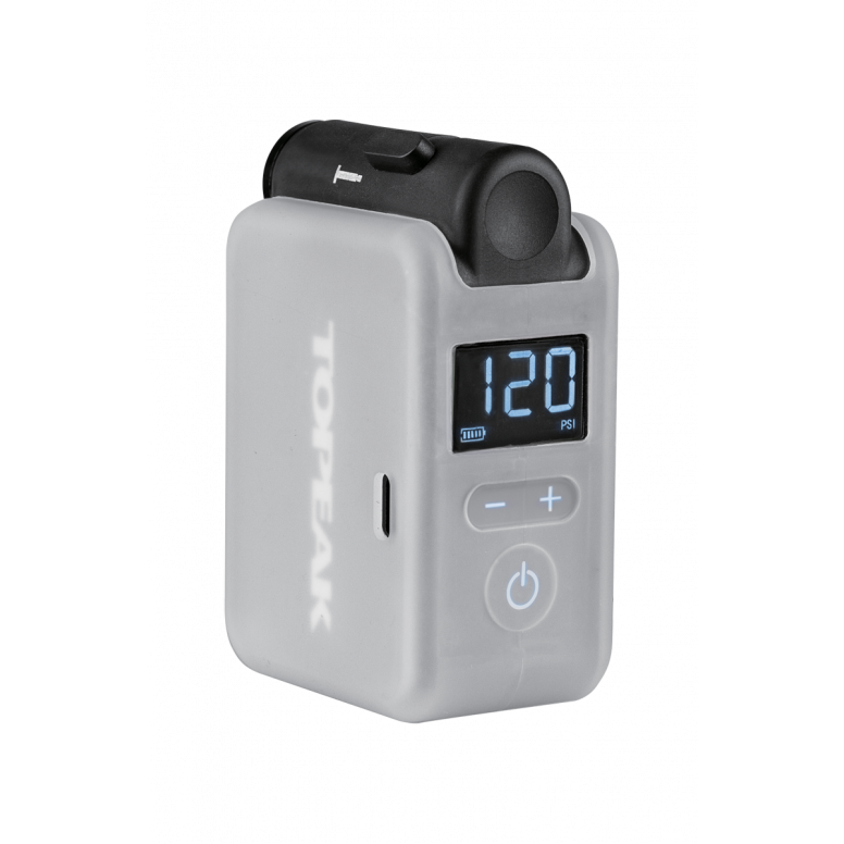 Topeak pomp accucompressor minicompressor e-booster digitaal
