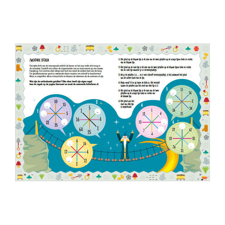 Rebo publishers getallentovenaar - gek op getallen - 100+ stickers