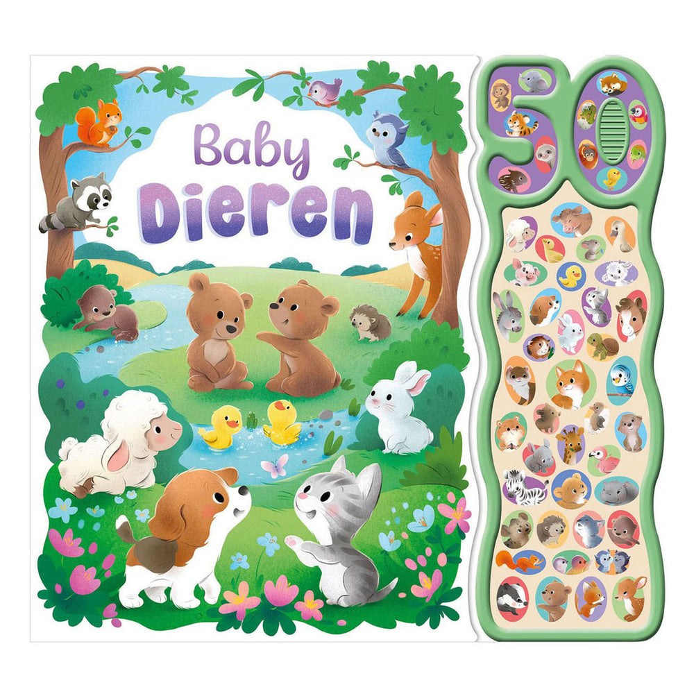 Rebo publishers babydieren - 50 geluidenboek