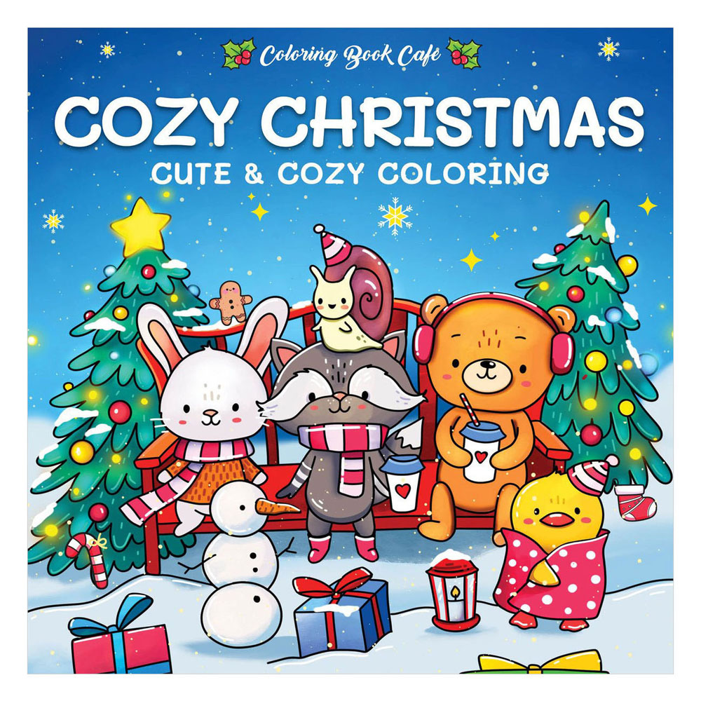 Rebo publishers cute cosy kleurboek christmas