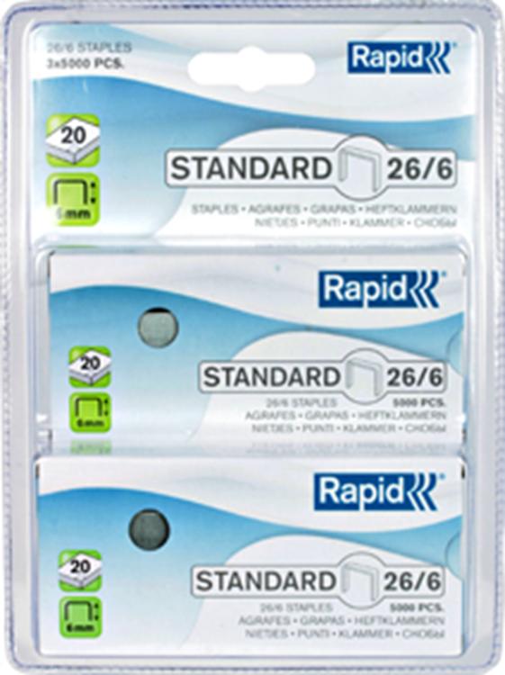 Rapid 1068460 - 26 6mm nieten standaard 26 6mm nieten standaard | 1 stuks