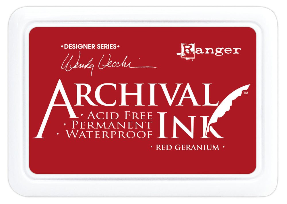 Ranger ink ranger • archival ink pad red geranium