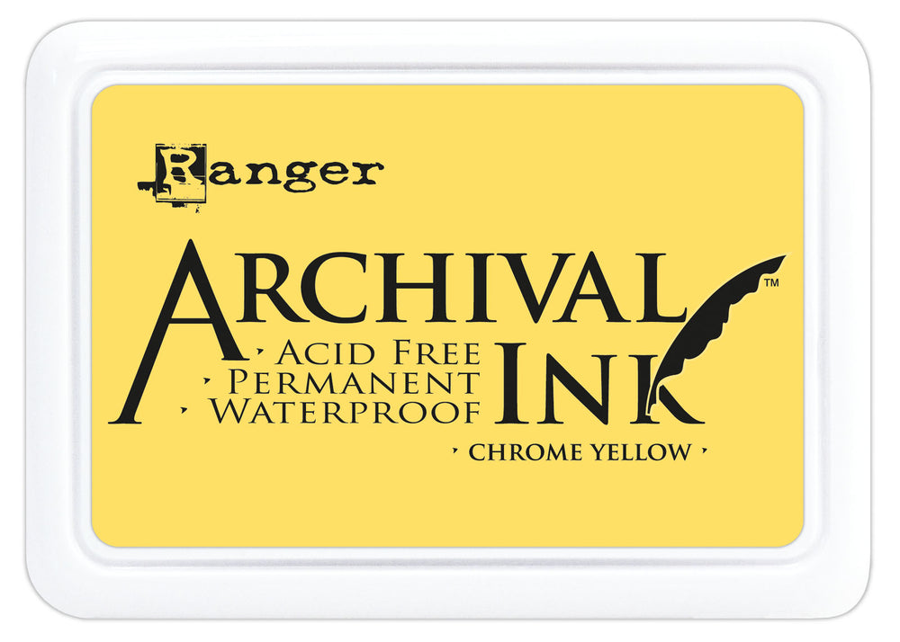 Ranger ink ranger • archival ink pad chrome yellow