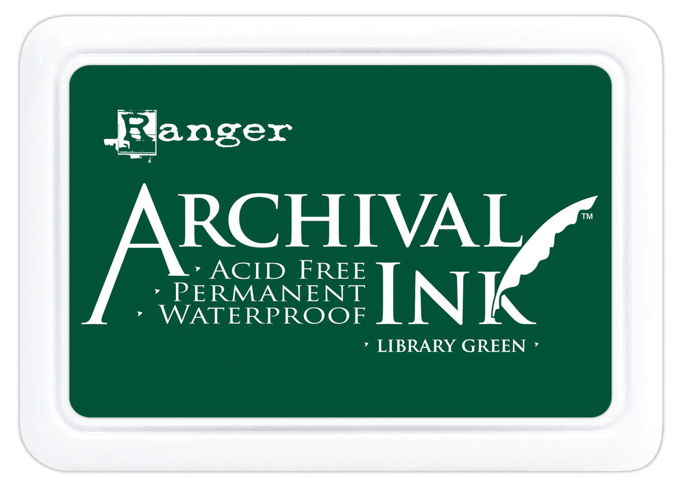 Ranger ink ranger • archival ink pad library green