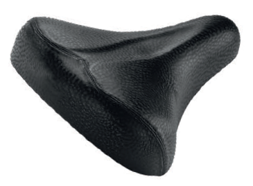 Selle montegrappa 156 pu olanda unisex zadel met strop zwart oem