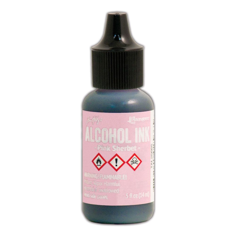 Ranger ink ranger • tim holtz alcohol ink pink sherbet 14ml