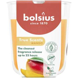 Bolsius geurglas true scents mango 80 73 | 3 stuks