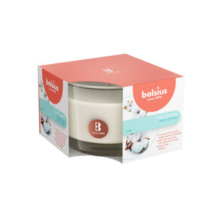 Bolsius geurglas true scents fresh cotton | 6 stuks
