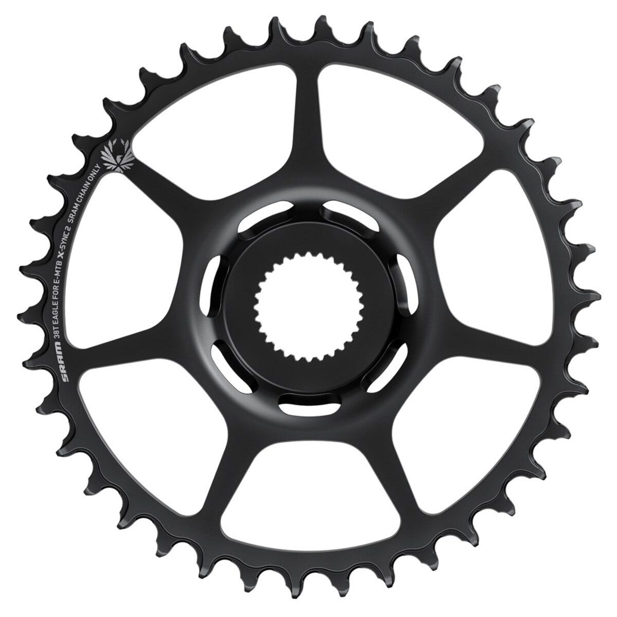 Sram kettingblad x-sync 2 eagle bosch gen2 38 tands zwart boost - 160892