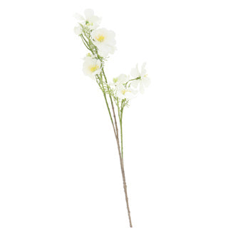 Kunstbloem cosmos wit 105 cm countryfield | 3 stuks