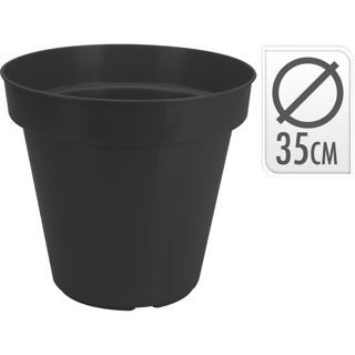 No brand bloempot rond microfix 35 cm | 2 stuks