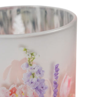 Theelichthouder bloemen boeket medium 12 cm | 4 stuks