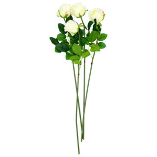 Kunstbloem rozentak crème 56 cm