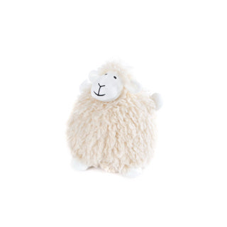 Deurstopper schaap gebroken wit stof