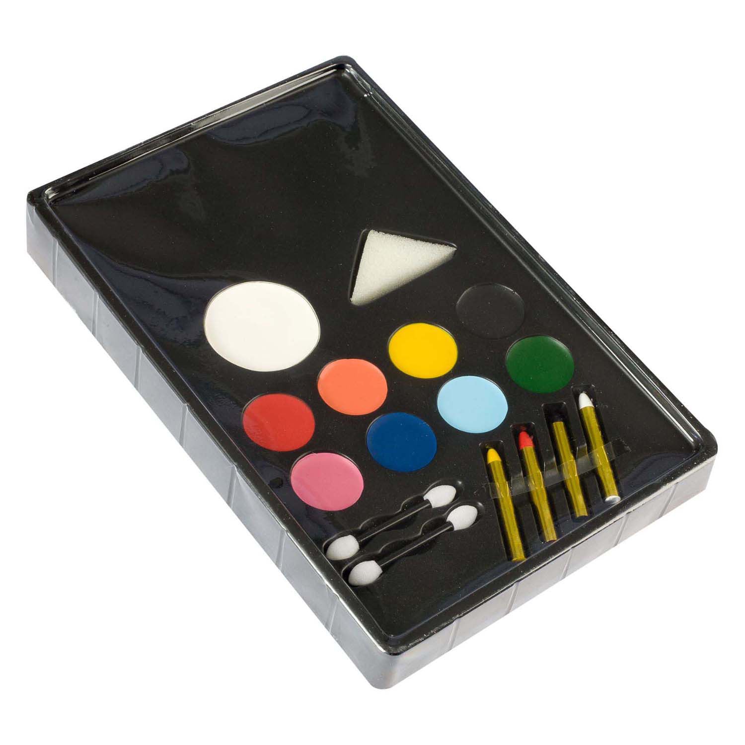 Creatieve knutselgroep schminkset, 9 kleuren