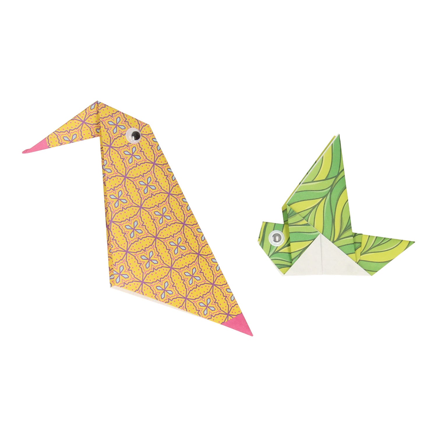 Creatieve ambachtsgroep origami vouwen vogels