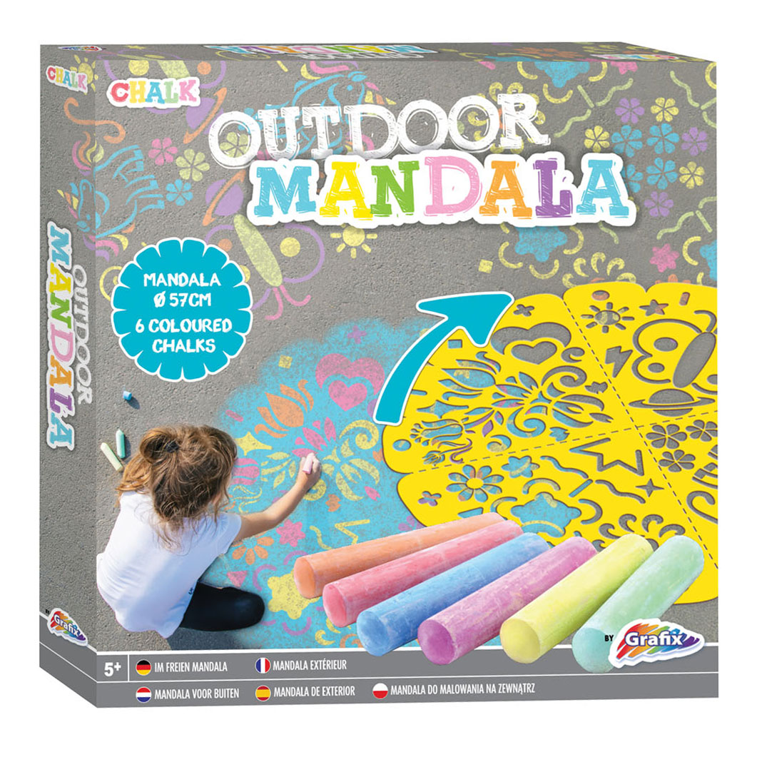 Creatieve ambachtsgroep stoeprijt mandala
