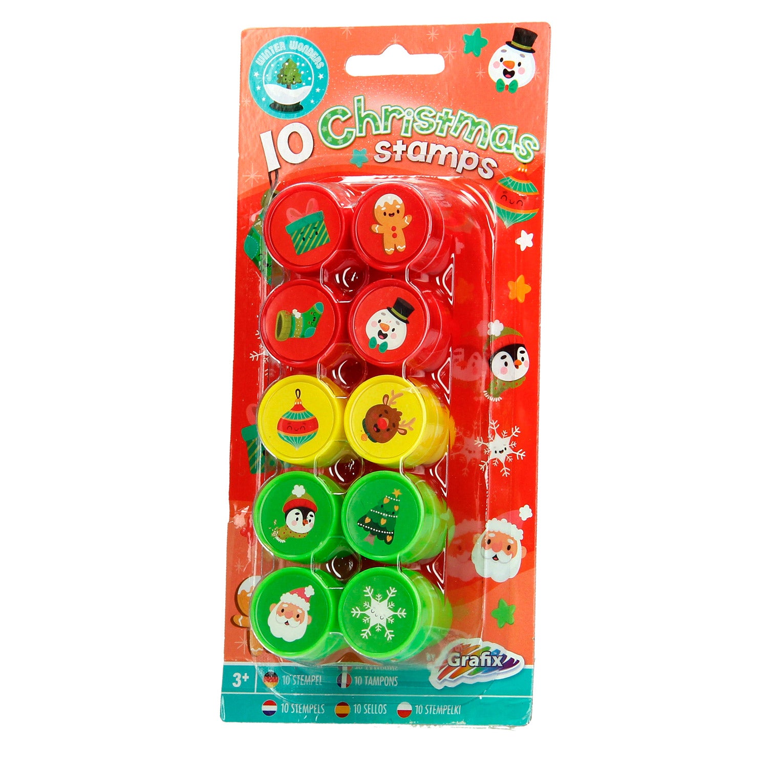 KERST Stempels, 10dlg.