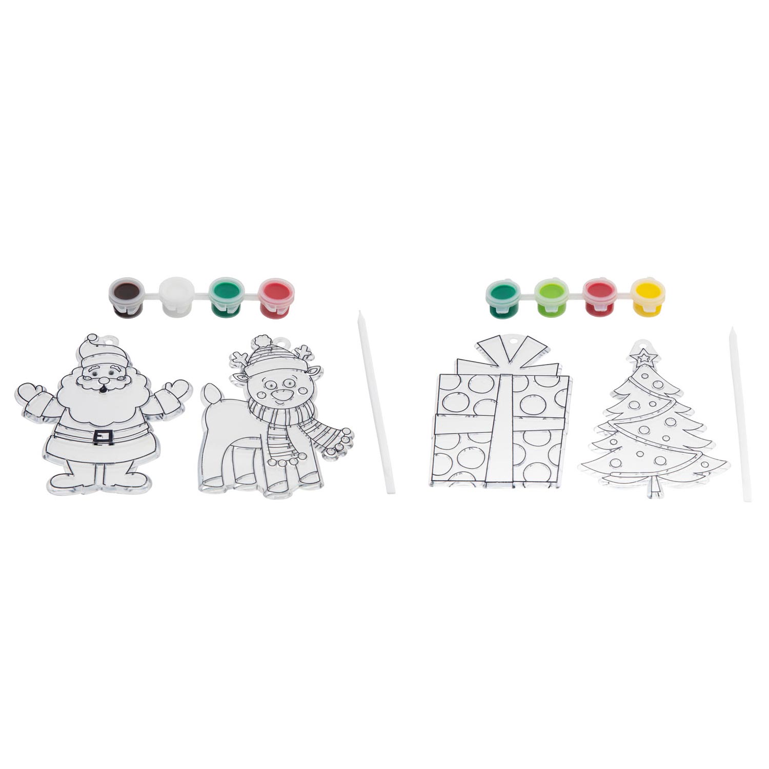Grafix kerst raamhangers kerst