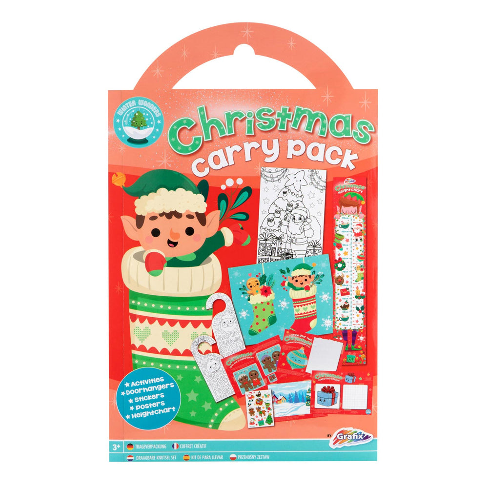 Grafix xmas draagbare knutselset kerst