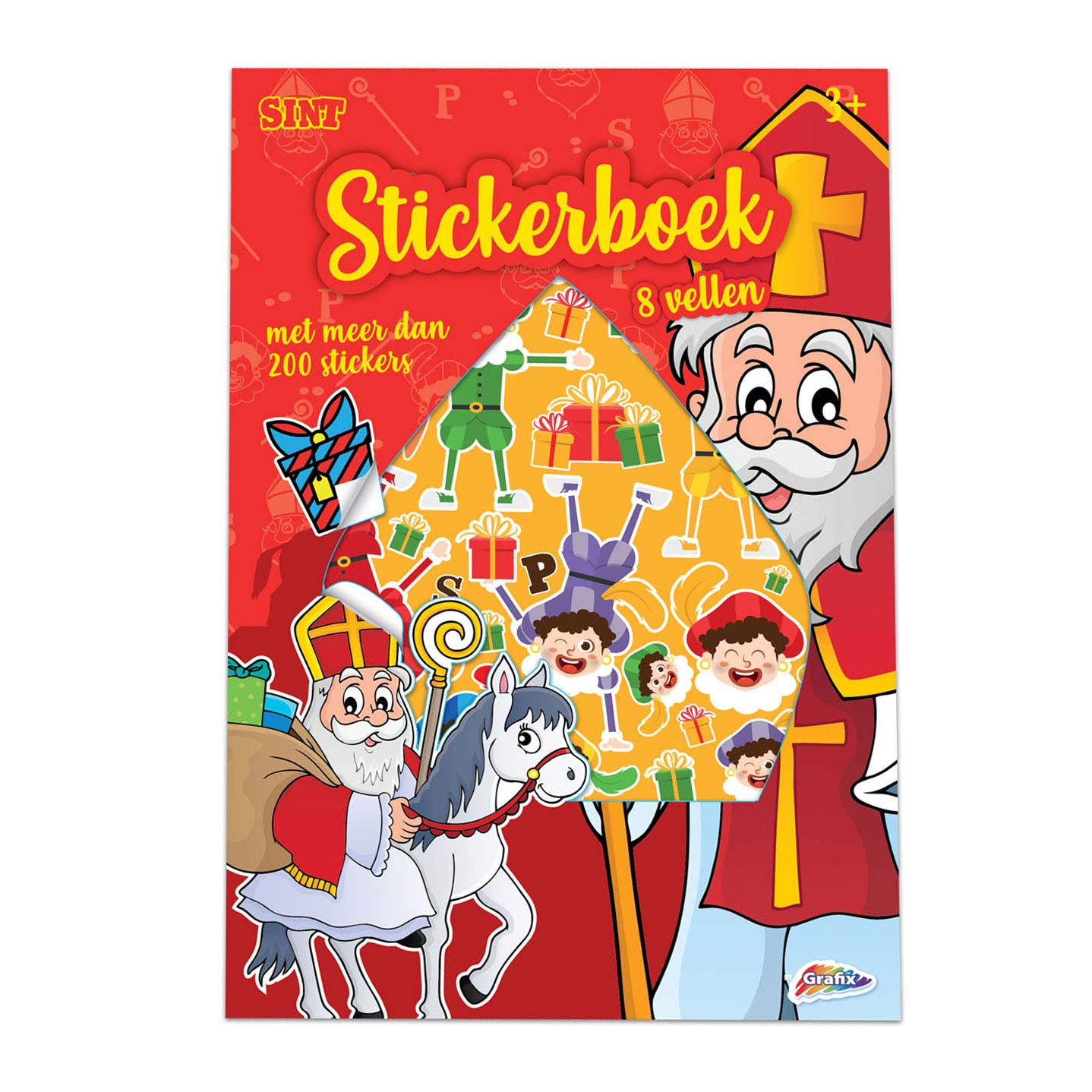 Creatief knutselgroep stickerboek sinterklaas