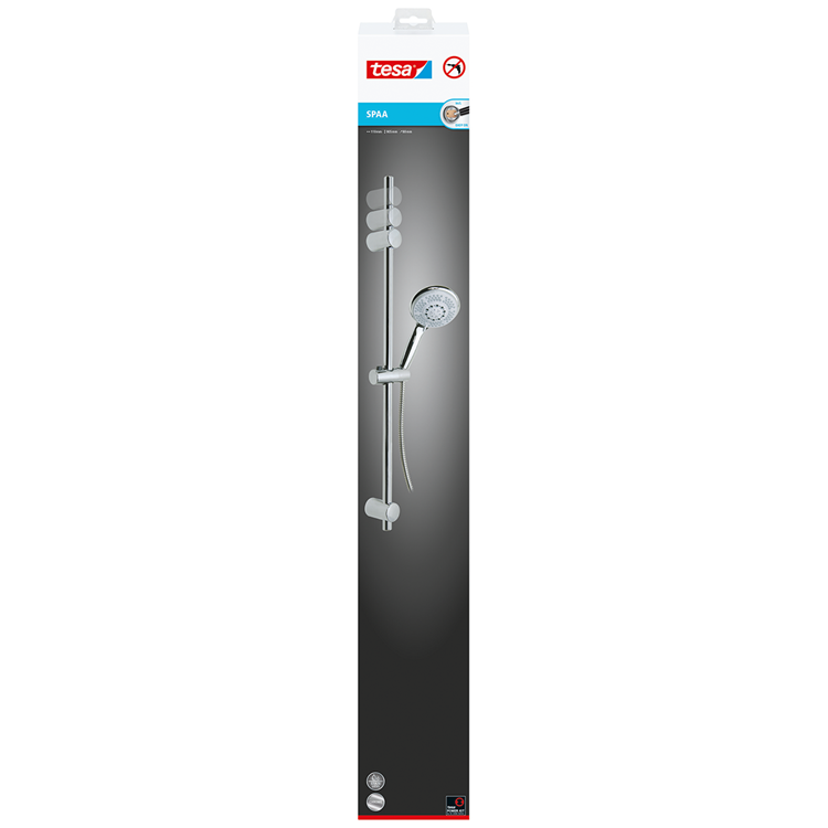 Tesa 1066811 - spaa douche stang met kop | 1 stuks