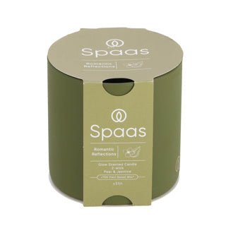 Spaas glow geurkaars 2-wiek 55u - romantische reflecties