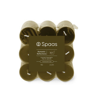 Spaas geurende clearlights blokverpakking x18 4,5u - romantische reflecties