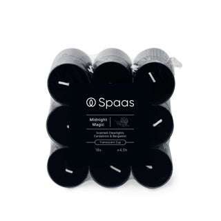 Spaas geurende clearlights blokverpakking x18 4,5u - middernacht magie
