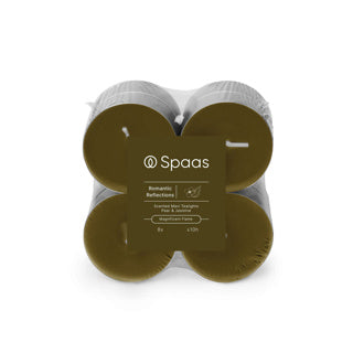 Spaas maxi geurtheelichten blokverpakking x8 10u - romantische reflecties