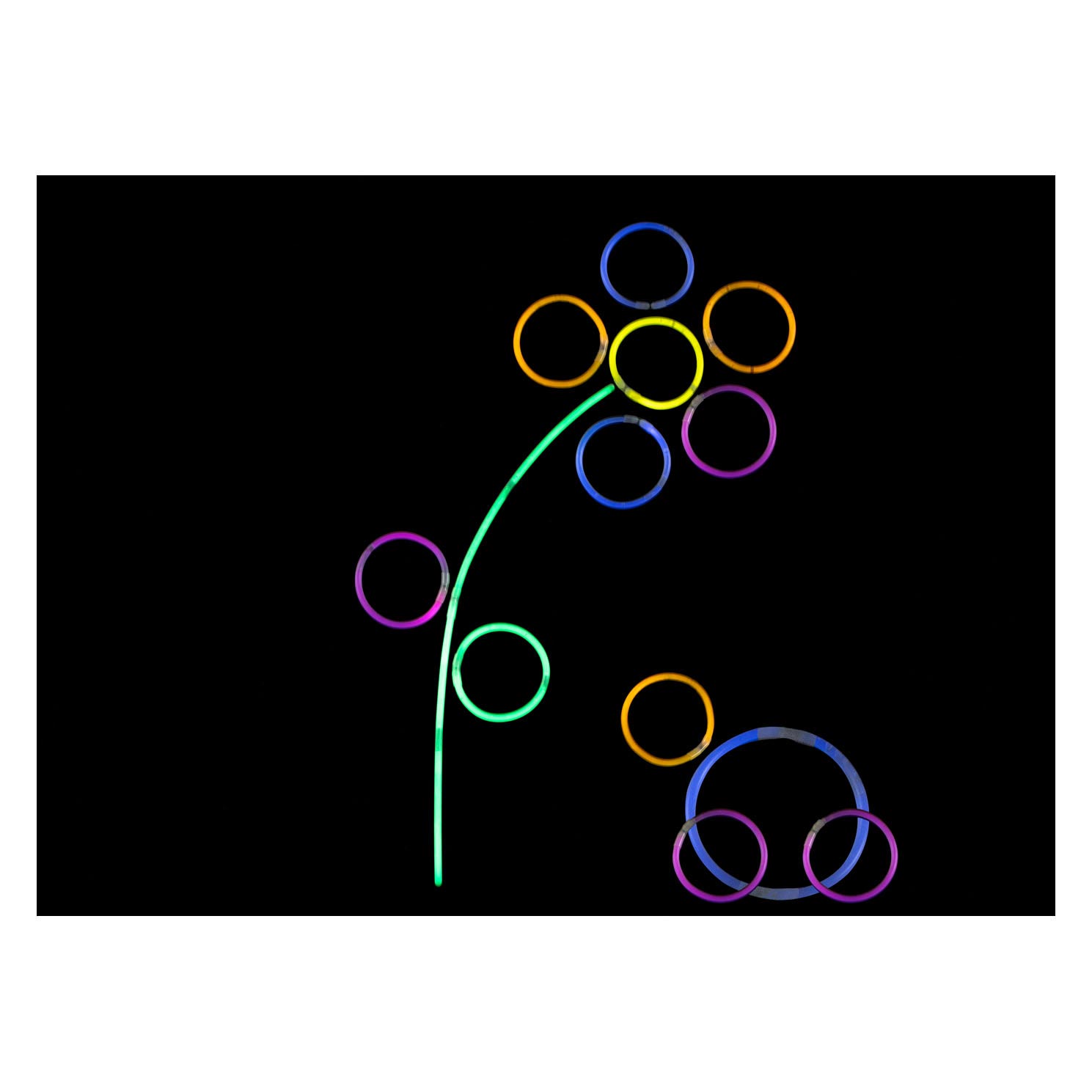 Grafix glowsticks 15 stuks in tube | 24 stuks