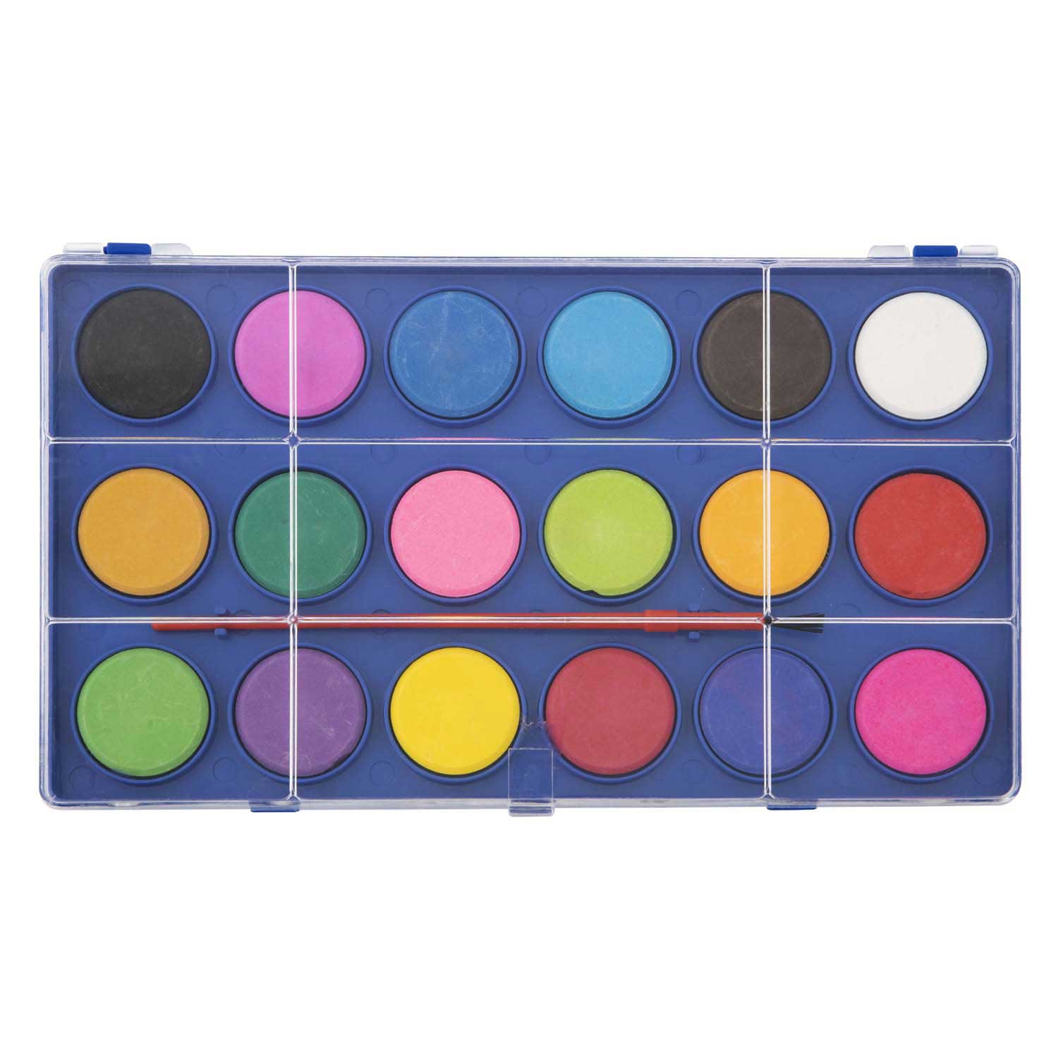 Grafix waterverftablet 18 kleuren | 4 stuks