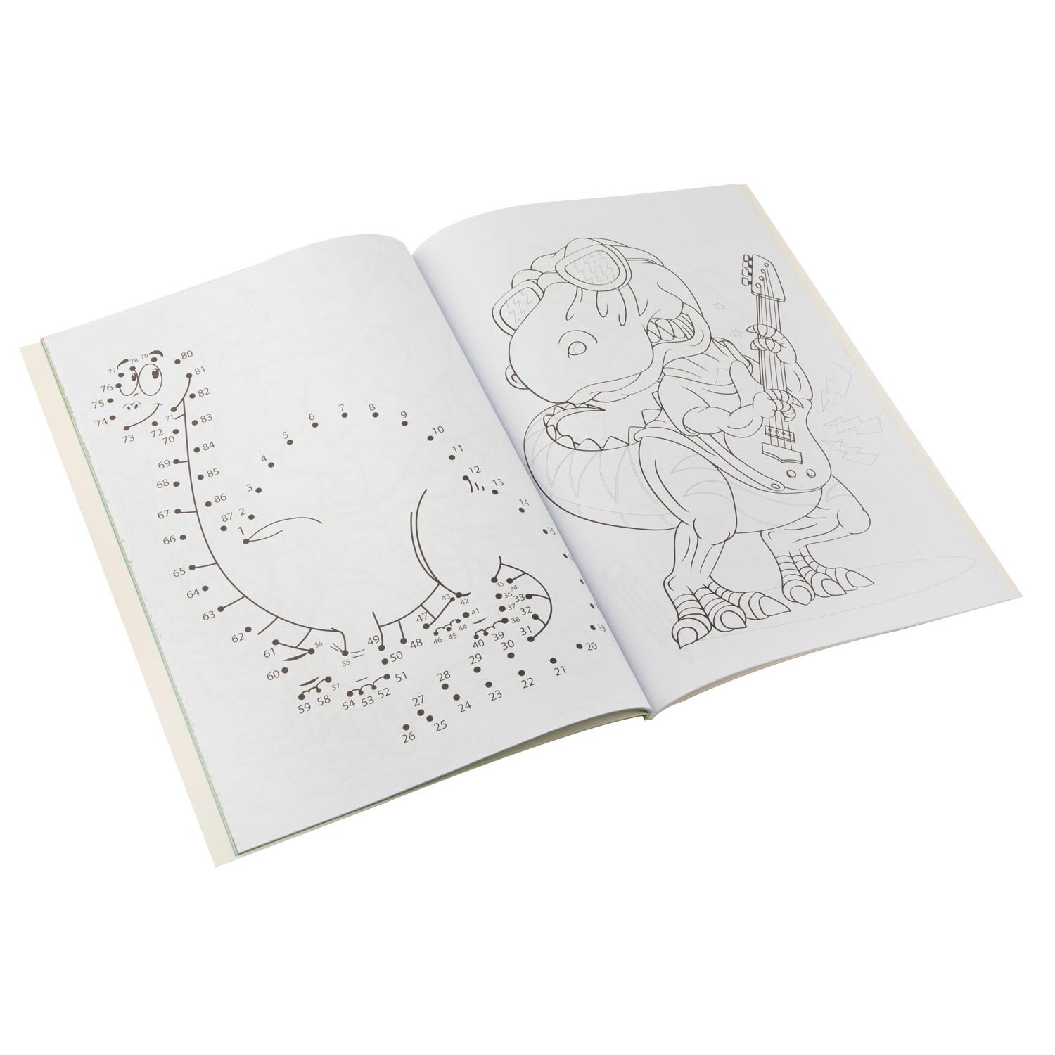 Creatieve knutselgroep kleur- en activiteitenboek dino, 64pag.
