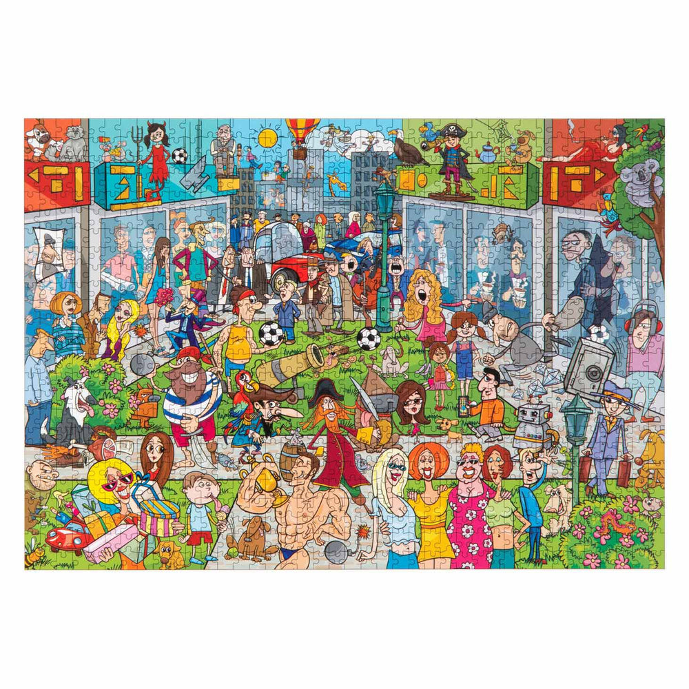 Legpuzzel Stripwinkelcentrum, 1000st.