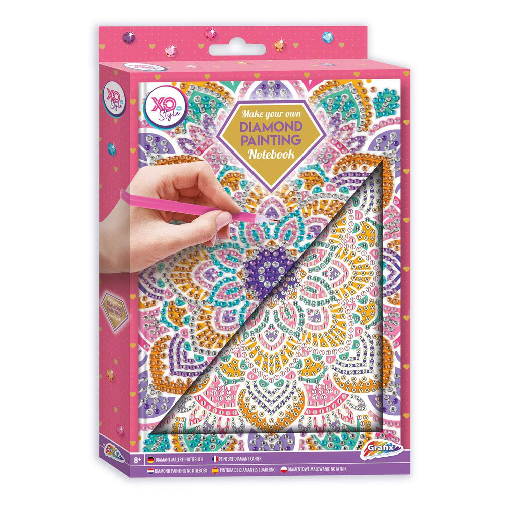 Maak je eigen Diamond Painting Notitieboekje Roze