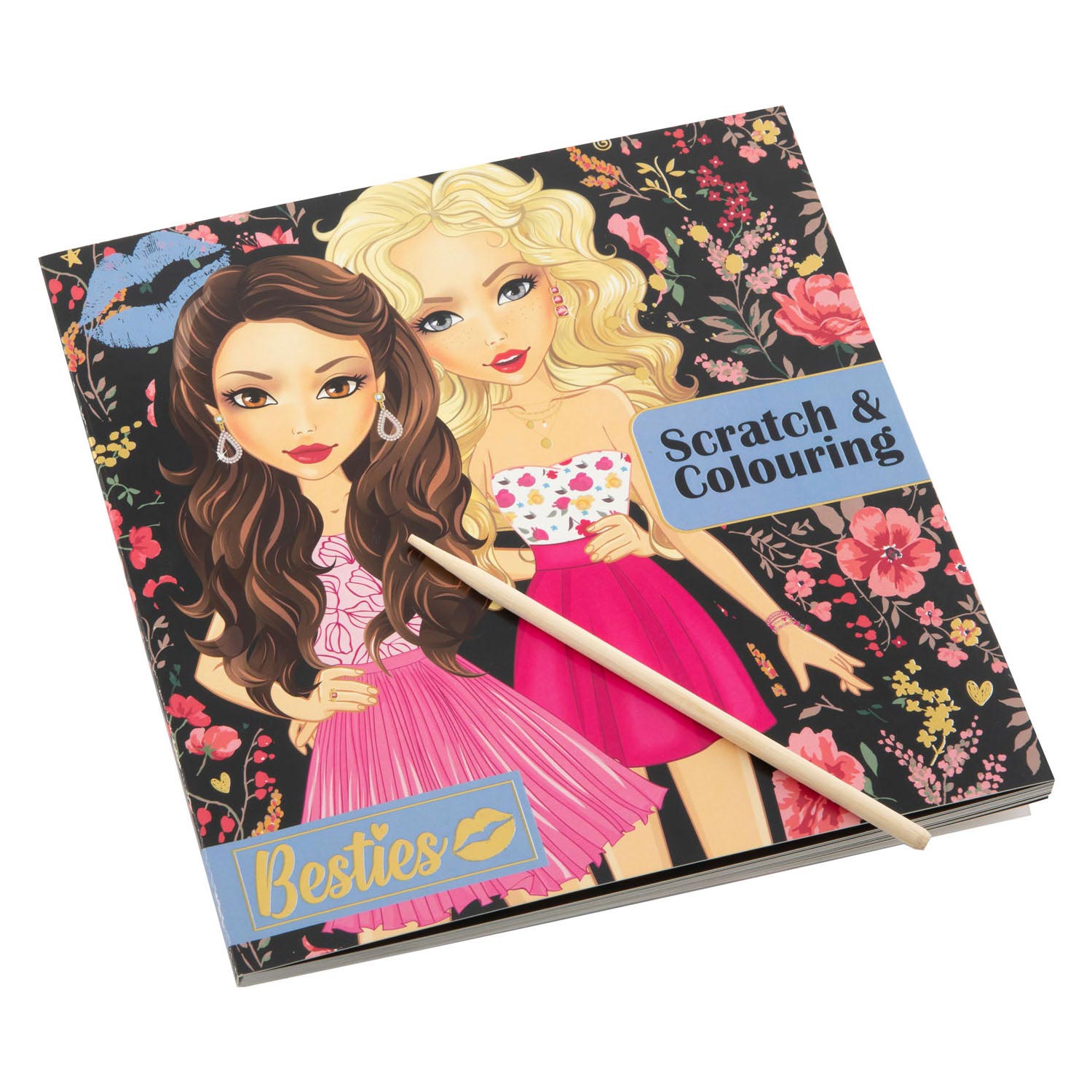 Grafix besties scratch- kleurboek