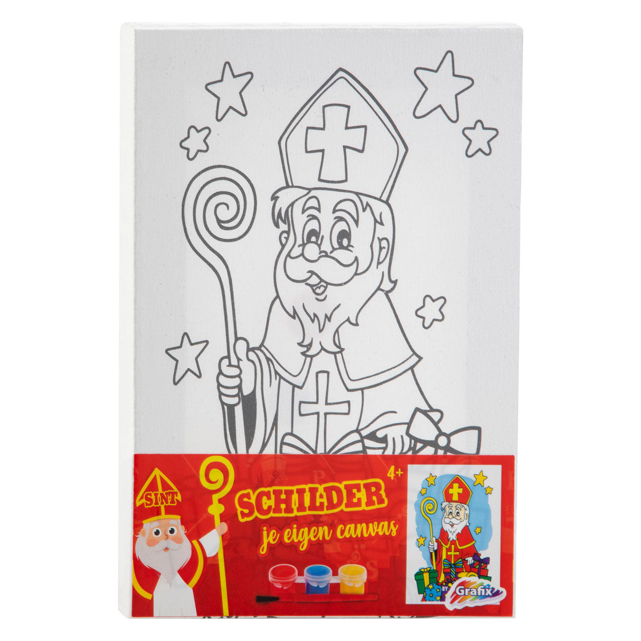 Grafix canvas schilderij sinterklaas