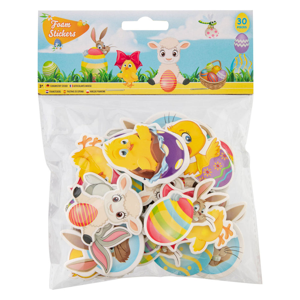 Grafix pasen foam stickers ca. 30 stuks