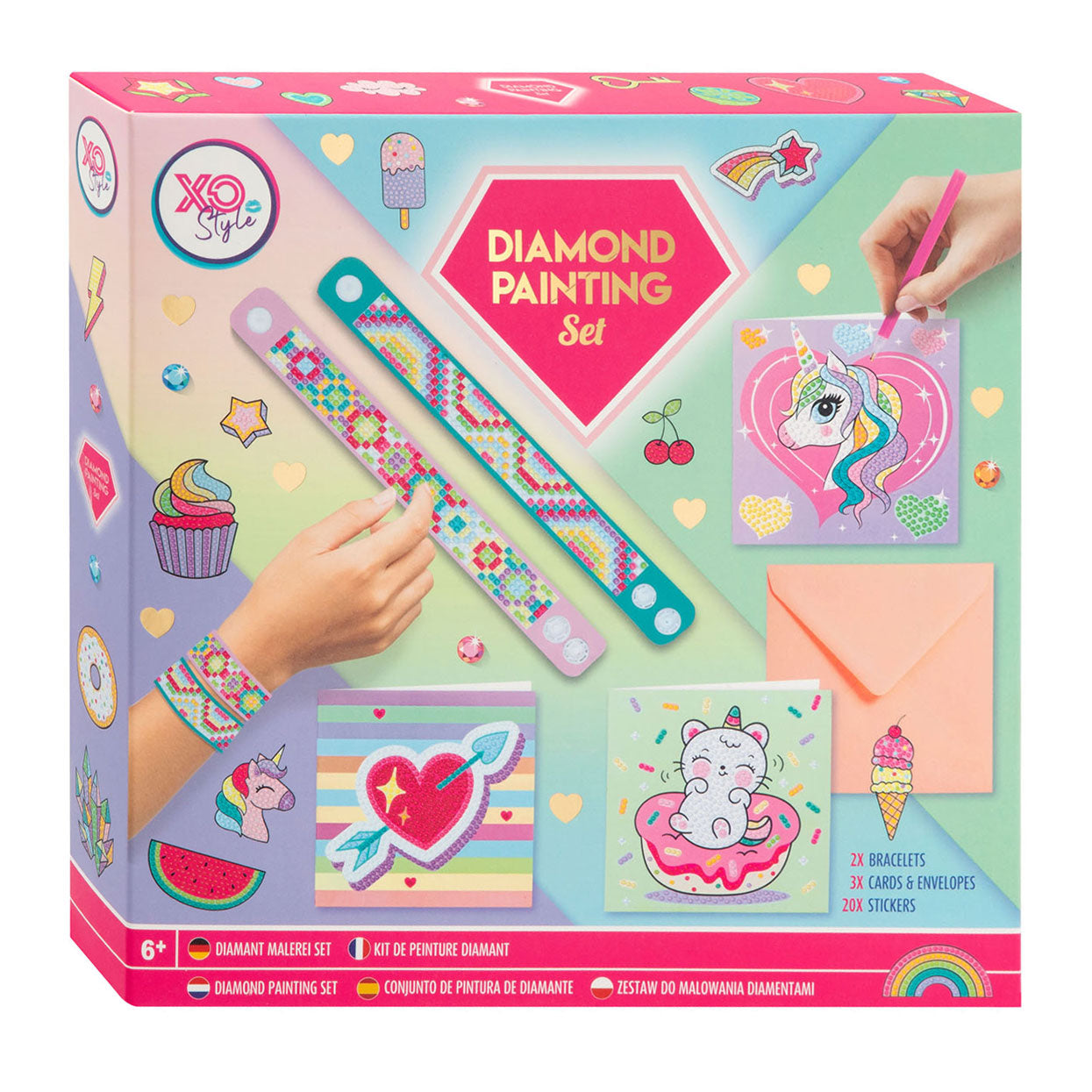 Complete set creatieve knutselgroep diamantschilderingen