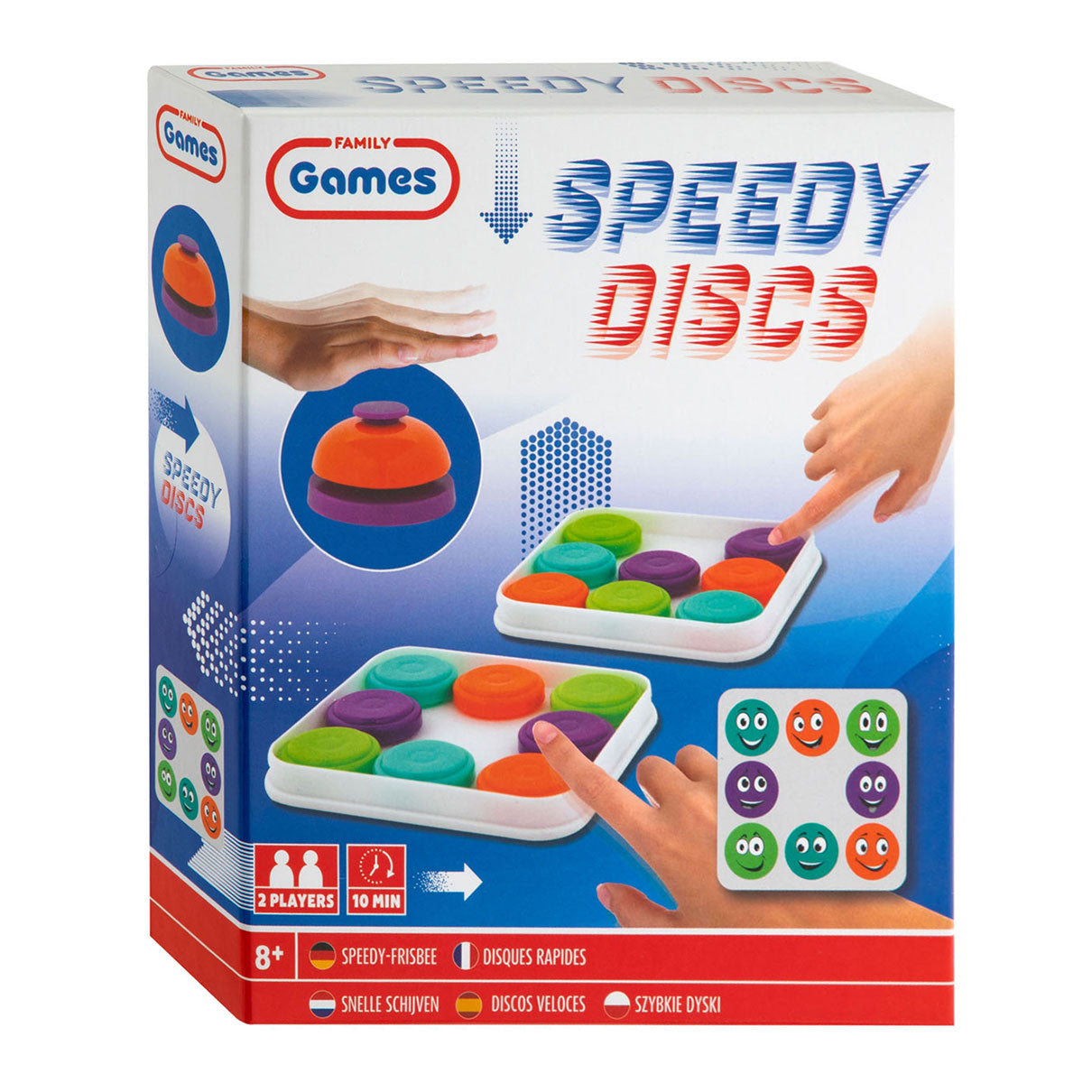 Creatieve knutselgroep snelle schijven behendigheidsspel