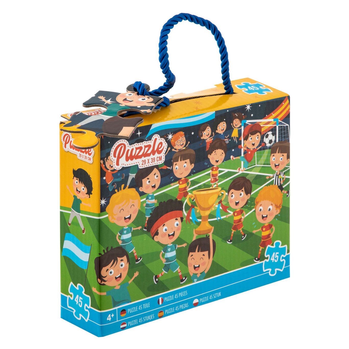 Creatieve knutselgroep legpuzzel voetbal, 45st.