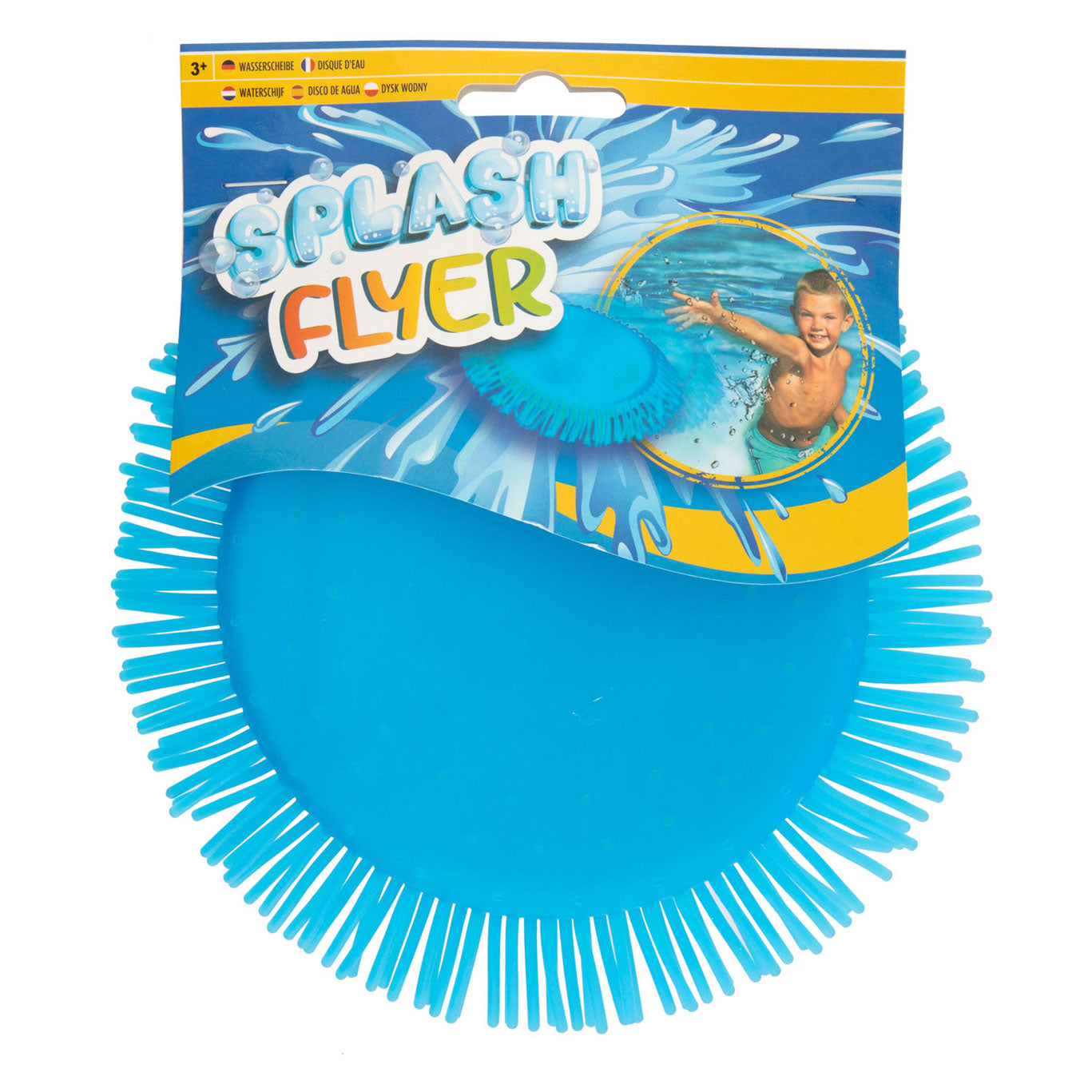 Creatieve knutselgroep splash flyer frisbee, 17cm
