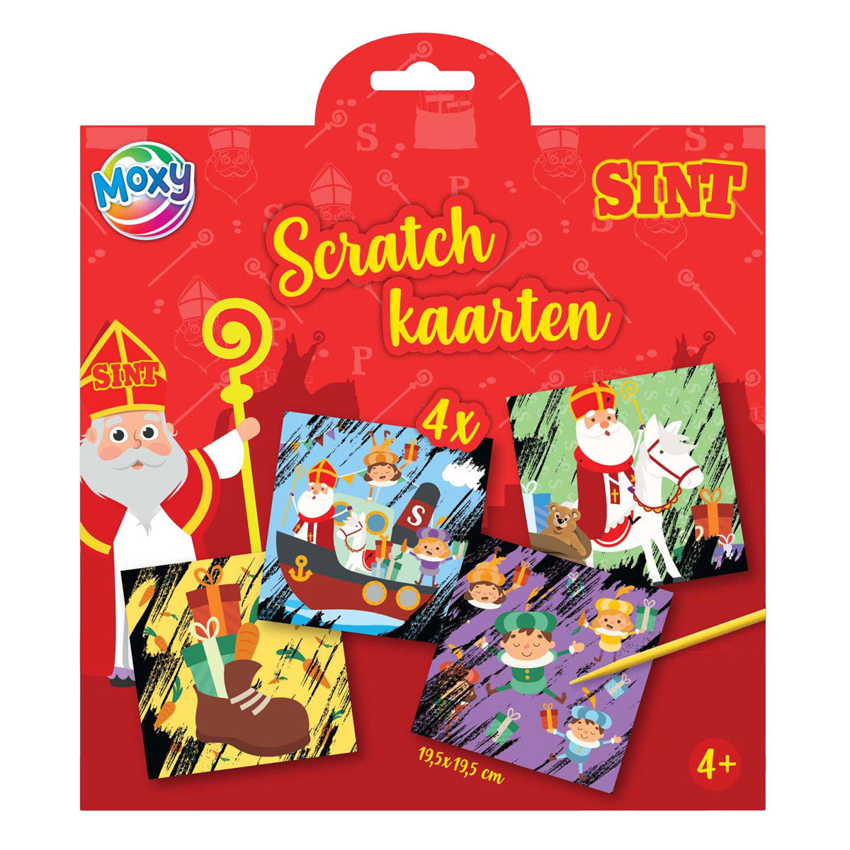 Creatieve knutselgroep sint 4 scratch kaarten