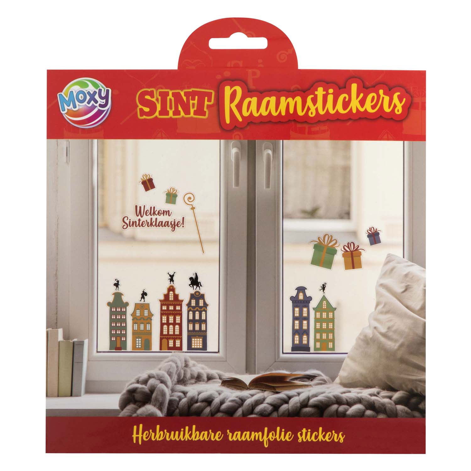 Creatieve ambachtsgroep sint raamstickers