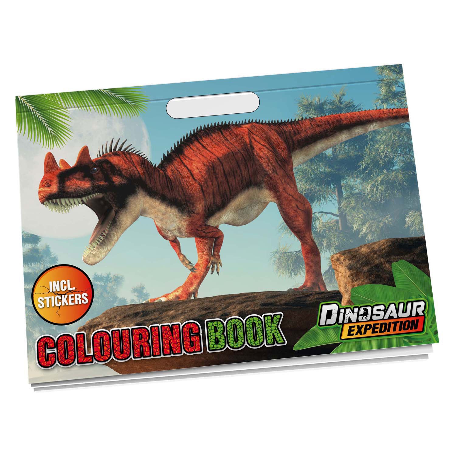 Creatieve knutselgroep dino kleurboek