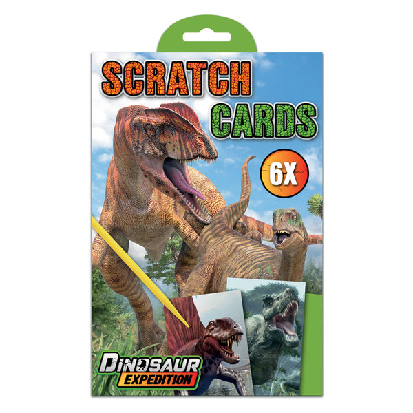 Creatieve knutselgroep dino 6 krasloten
